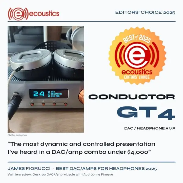 Burson Conductor GT4 ecoustics Editors Choice 2025 award cover