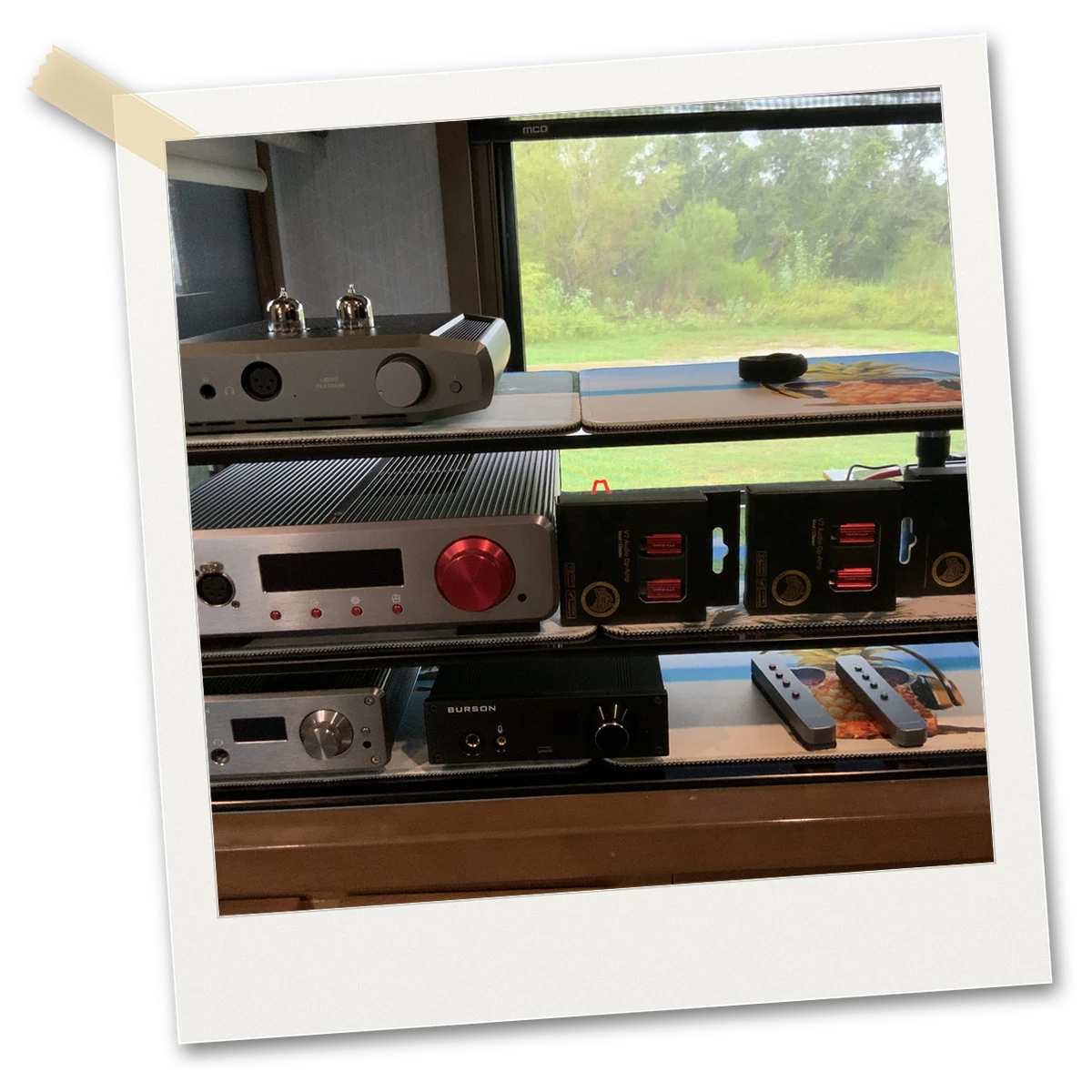Burson Playmate 1, Burson Playmate 2, Burson Conductor 3XGT with Burson V7 Vivid opamp