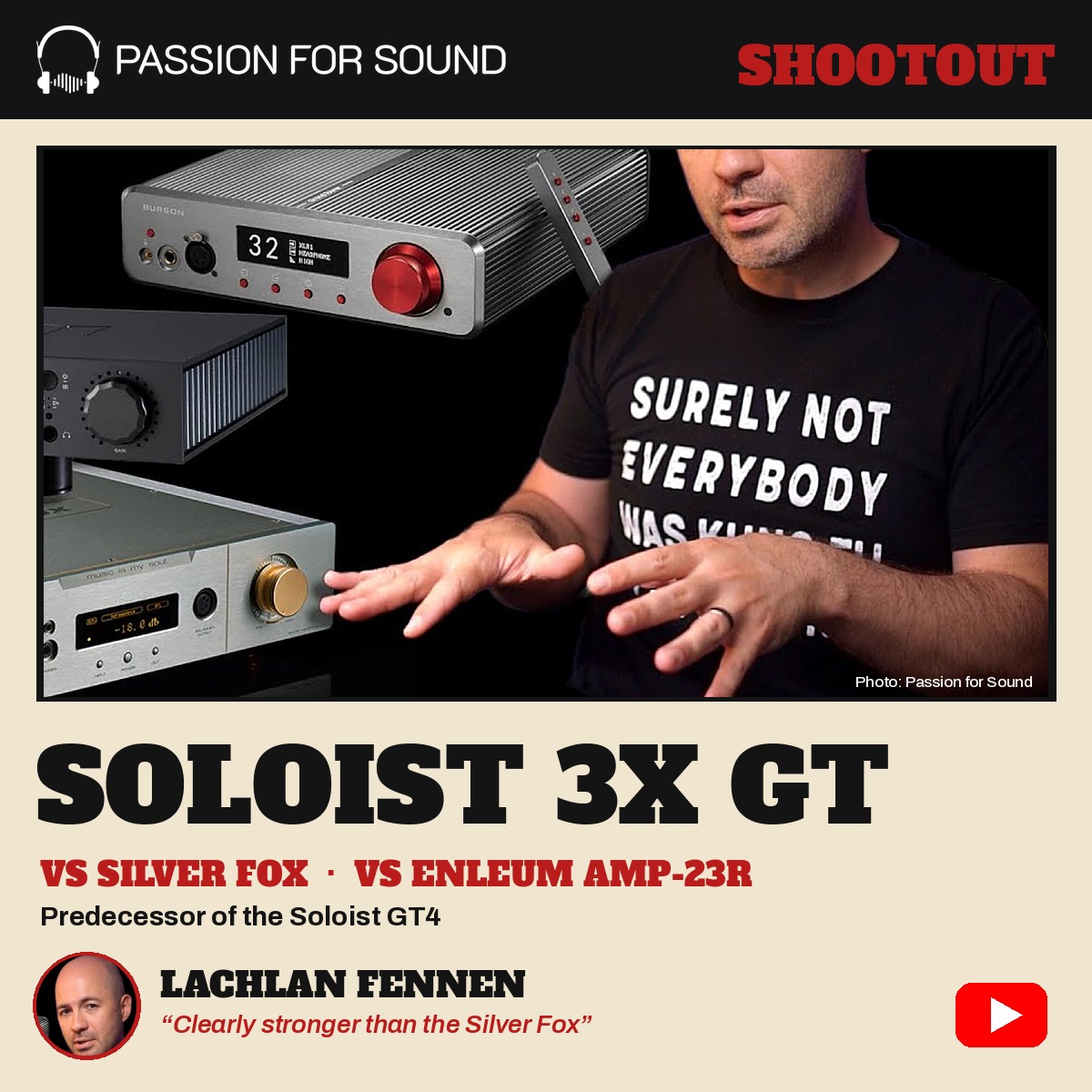 Burson Soloist 3X GT Passion for Sound shootout cover