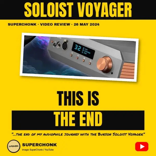 Burson Soloist Voyager SuperChonk video review magazine cover
