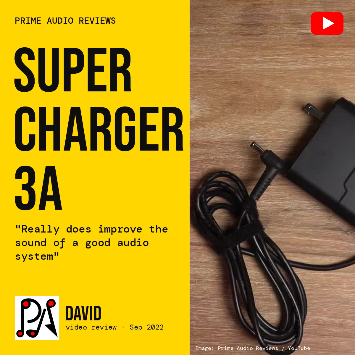 Burson Super Charger 3A magazine-style cover for the Prime Audio Reviews video review