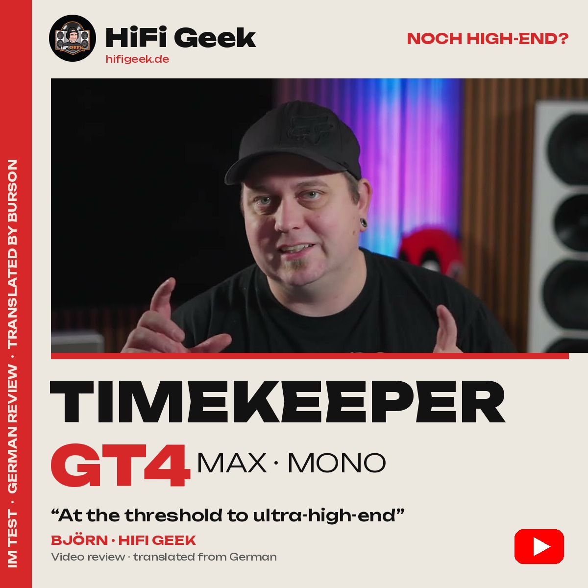 Burson Timekeeper GT4 Max HiFi Geek review cover