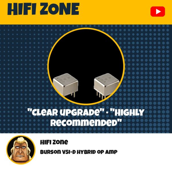 Burson V5i-D hybrid op amp HiFi Zone video review cover