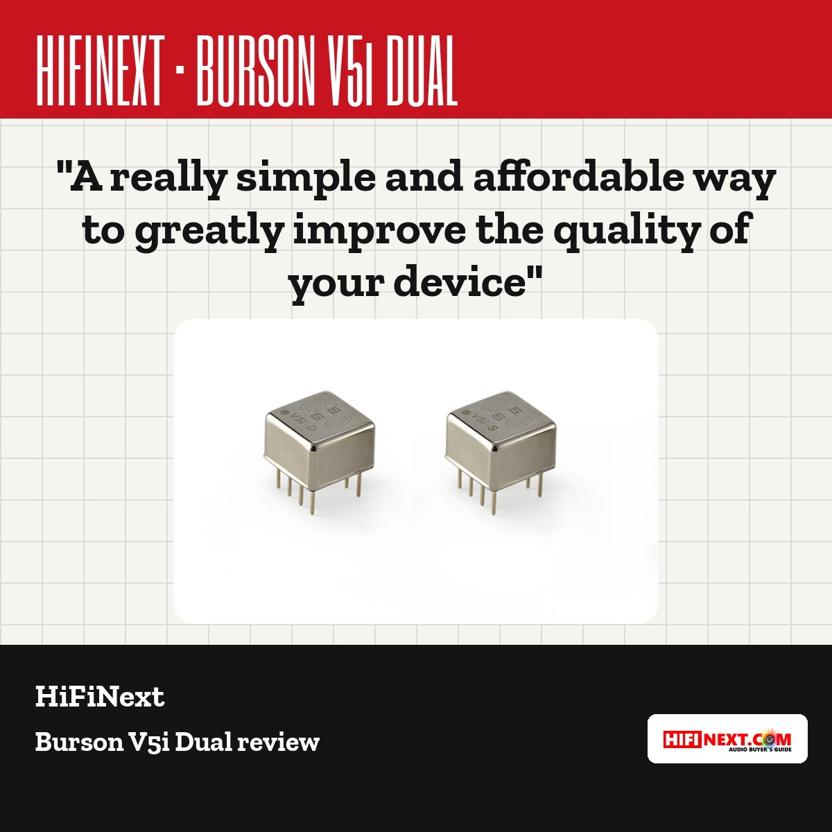Burson V5i Dual op amp HiFiNext review cover