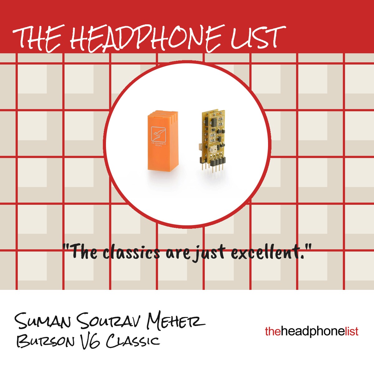 Burson V6 Classic op amp The Headphone List review cover
