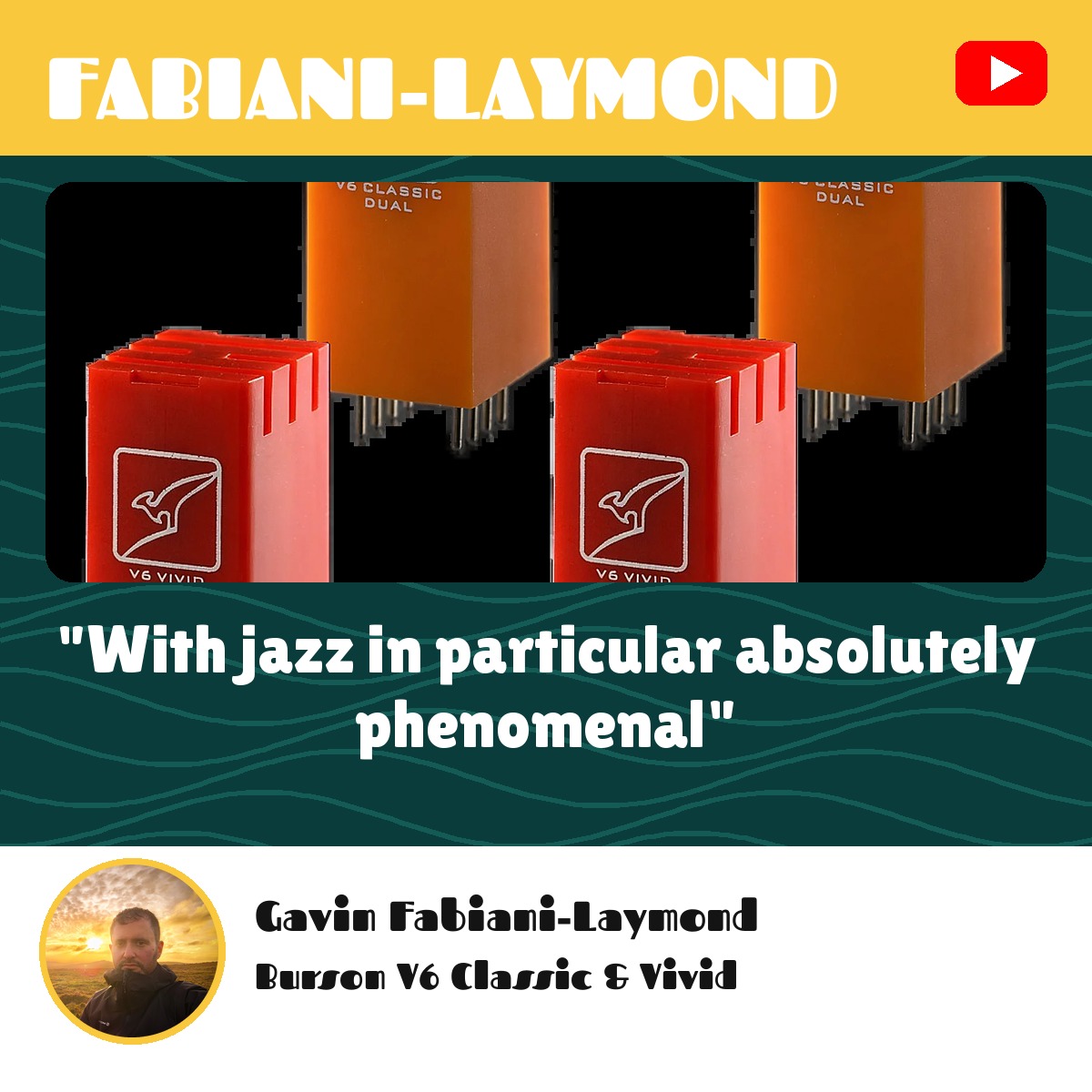 Burson V6 Classic and Vivid Gavin Fabiani-Laymond video review cover