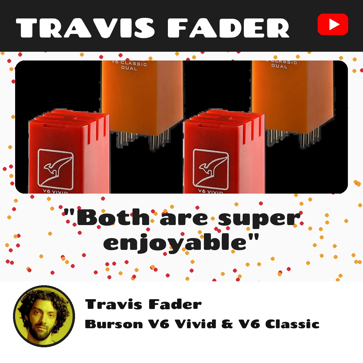 Burson V6 Vivid and Classic Travis Fader video review cover