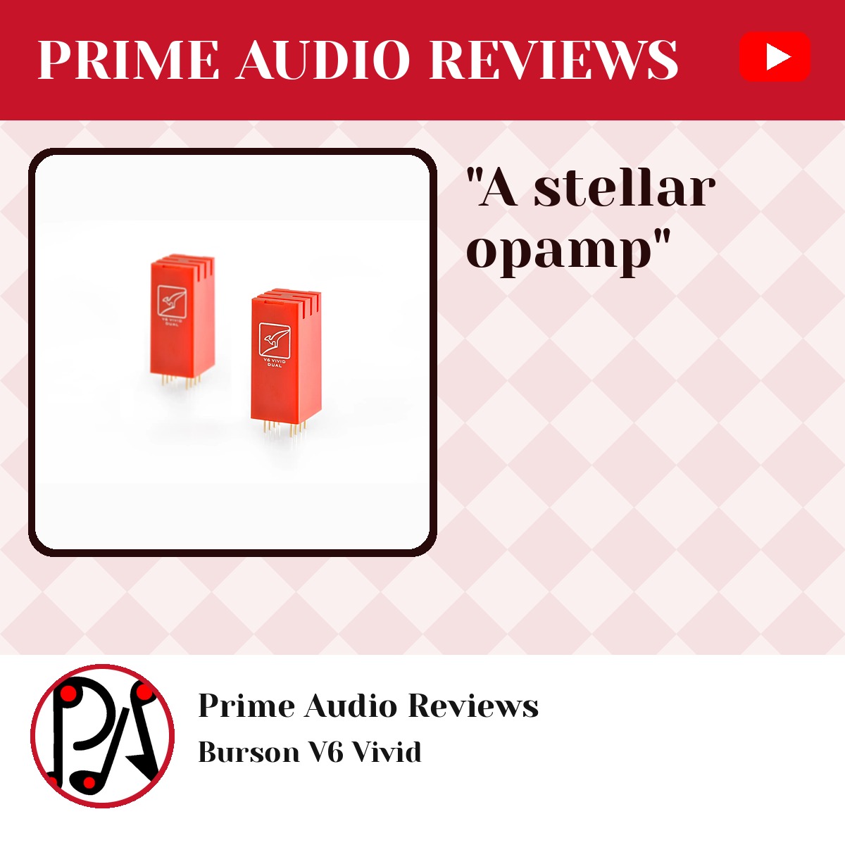 Burson V6 Vivid op amp Prime Audio Reviews cover