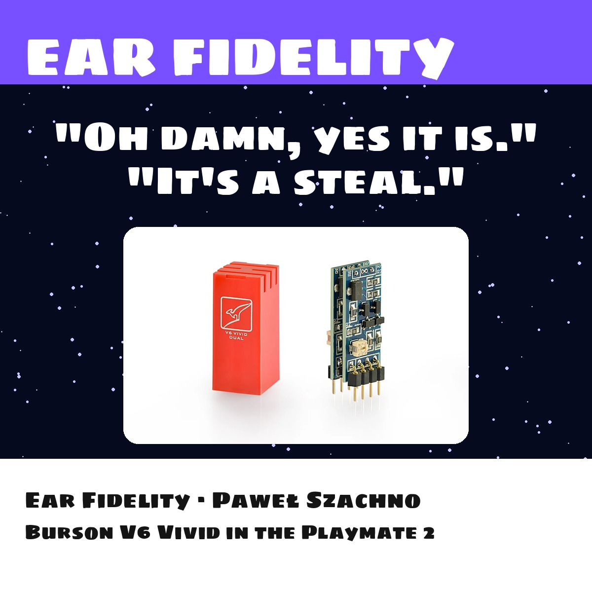 Burson V6 Vivid op amps Ear Fidelity review cover