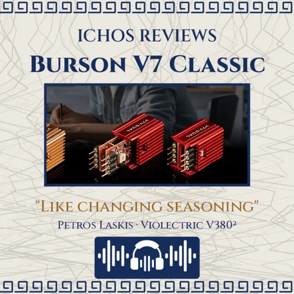 Burson V7 Classic op amp Ichos Reviews review cover