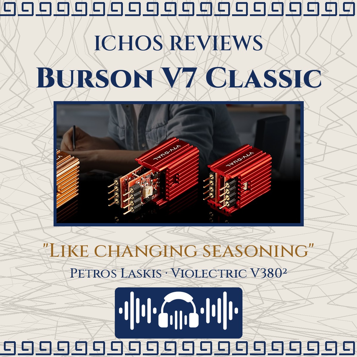 Burson V7 Classic op amp Ichos Reviews review cover