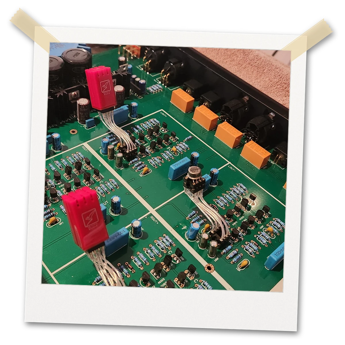 C3850 Preamplifier upgrade with Burson Discrete V6 Vivid and Classic opamps