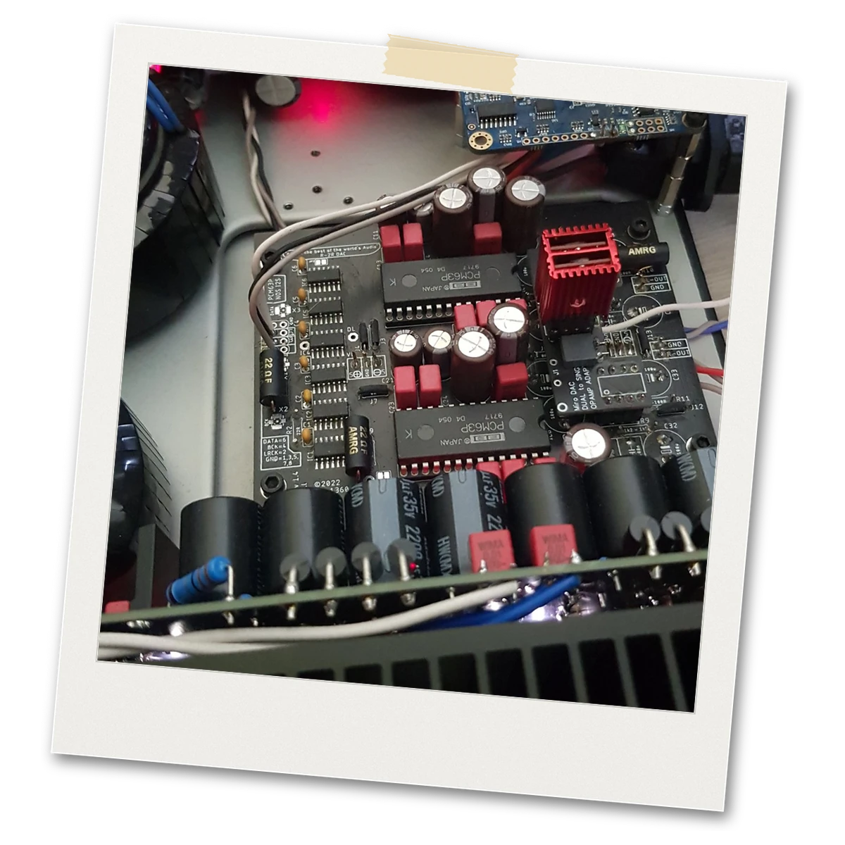 Vuk Burson V7 Vivid Opamp with Diy Dacs and Purifi amplifier