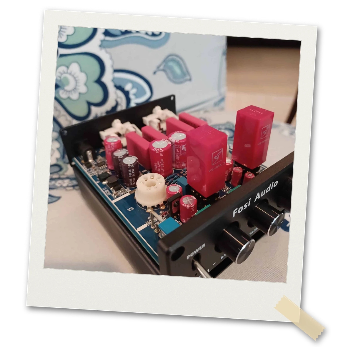 Carmine Burson V5 Opamp with Fosi Audio P1 Tube Preamplifier