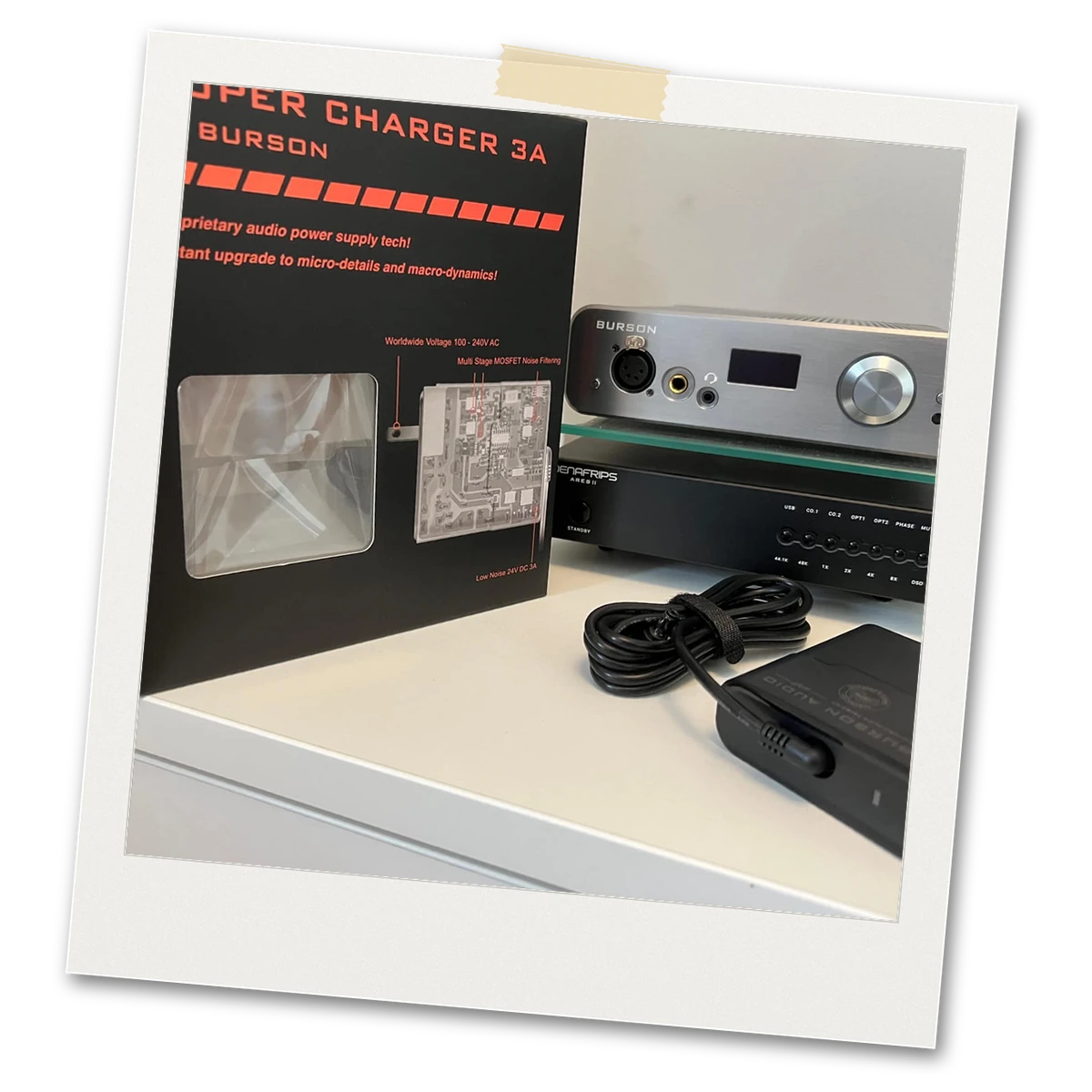 Andreas Burson Super Charger 3A with HiFiMAN Arya