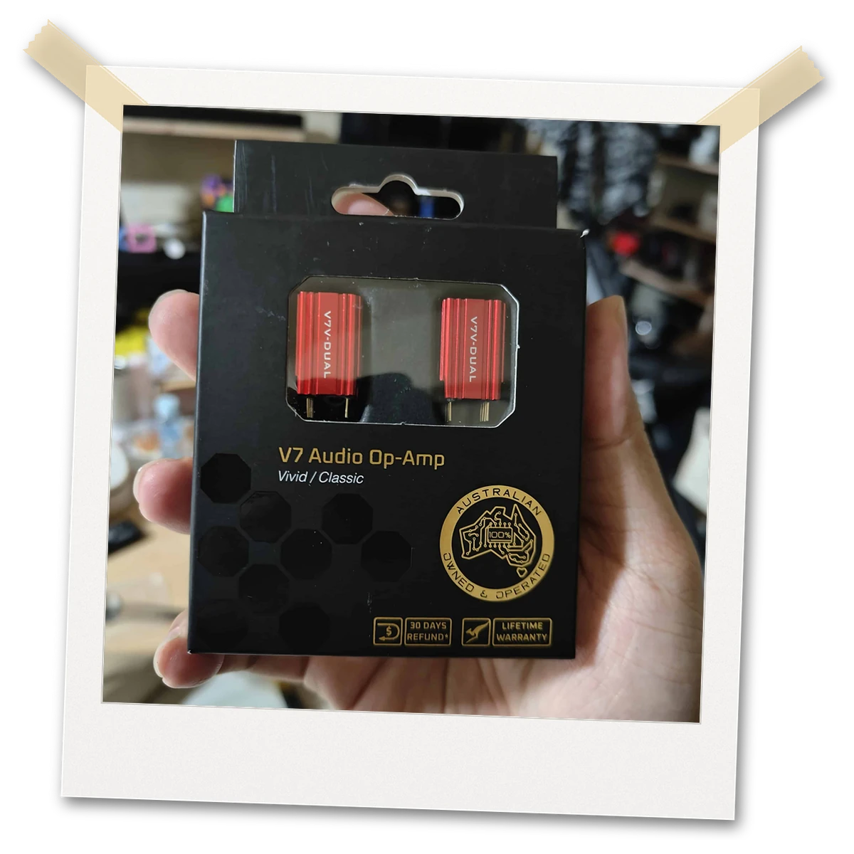 Cheerathep Burson V7 Vivid Opamp with Klipsch The Five
