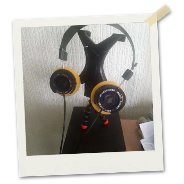 Ian Burson Funk with Sennheiser HD 540 Reference II and Grado Alessandro MS-1