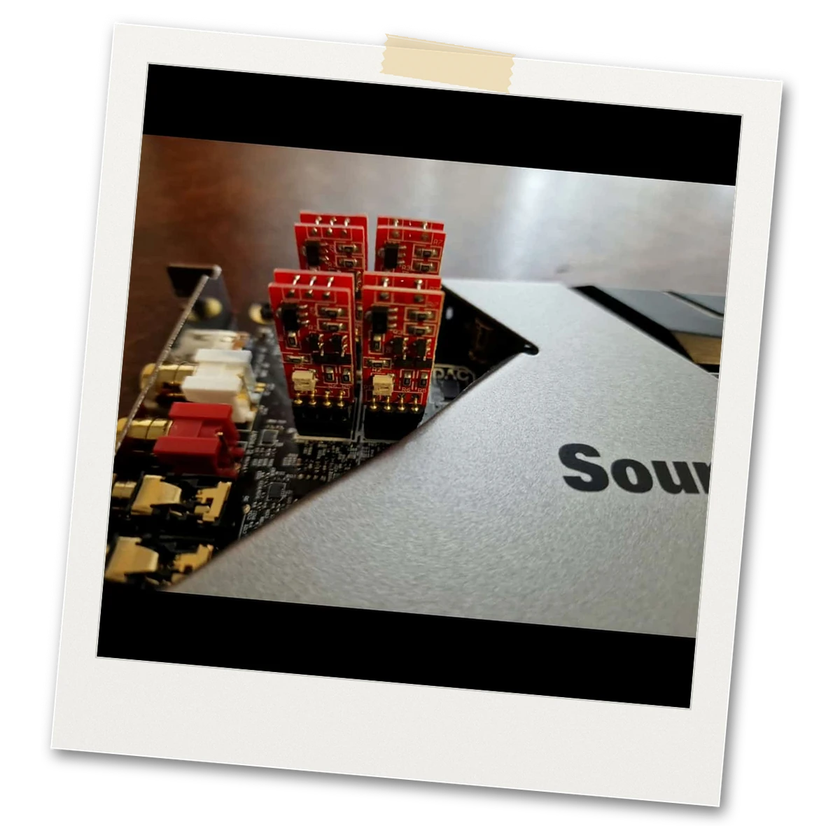 Grzegorz Burson V6 Vivid Opamp with Creative Sound Blaster AE-9