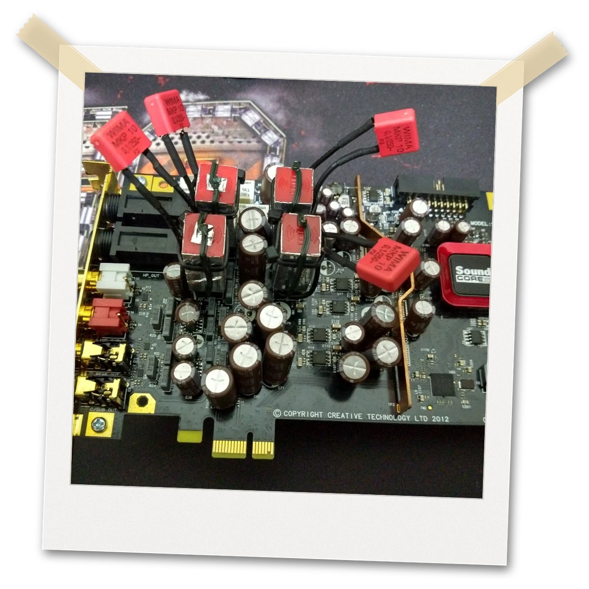 Toni Burson V5 Opamp with Creative Sound Blaster ZxR